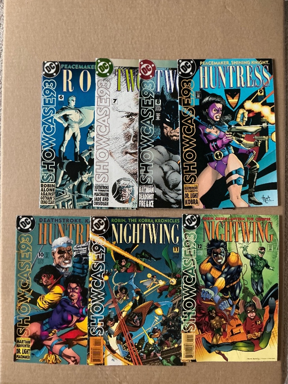 DC Comics Showcase '93: Issues #6-12 Lot (Robin, Two-Face, Nightwing)